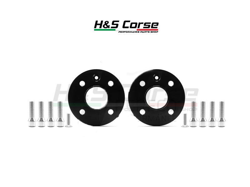 Abarth 500/595/695 - 13mm spacer set zwart
