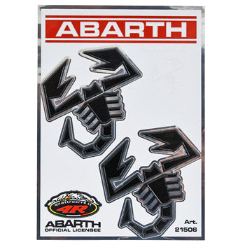 Abarth Scorpion Sticker 2pcs Zwart