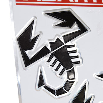 Abarth Scorpion Sticker 2pcs Zwart