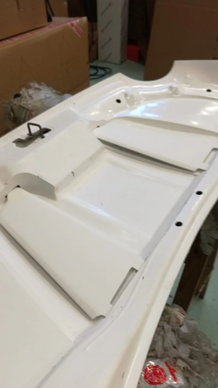 Abarth 500/595/695 - Biposto look motorkap met sleuven