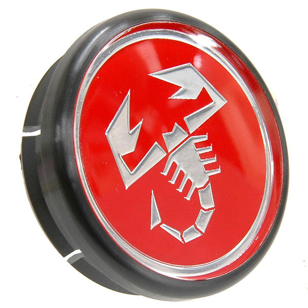 Bouchon de moyeu Abarth 49MM Rouge - Original