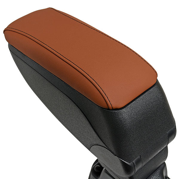 Abarth 500/595/695 - Leder armsteun cognac bruin