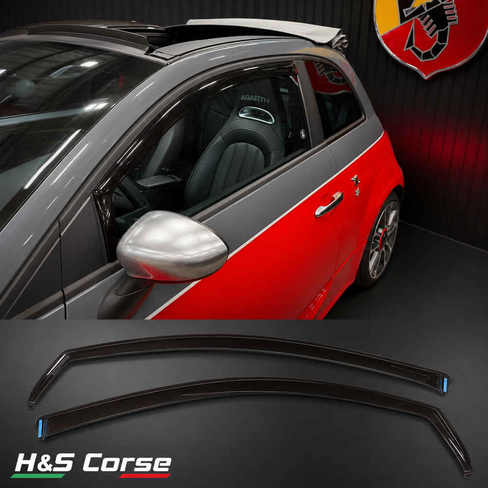 Abarth 500/595/695 - Raamwind geleiders