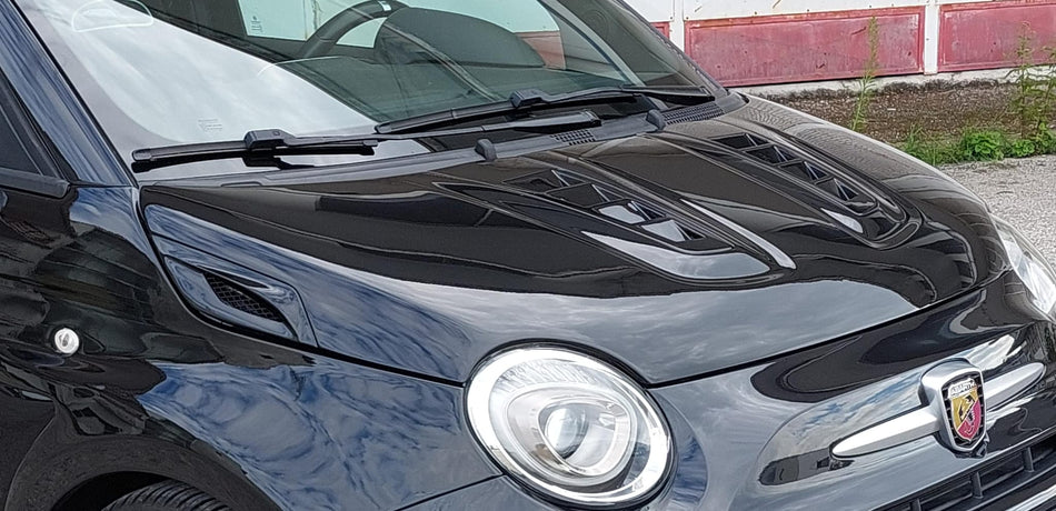 Abarth 500/595/695 - Biposto look motorkap met sleuven