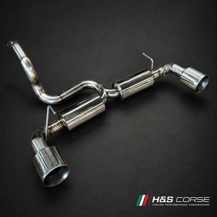 Abarth 500/595/695 - Einddemper met 114mm/121mm eindstukken