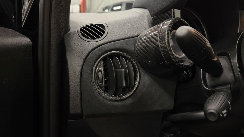 Abarth 595/695 - Carbon luchtrooster covers