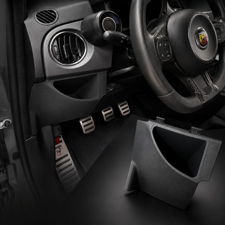 Abarth 500/595/695 - OBD afdek kap inclusief opbergvak