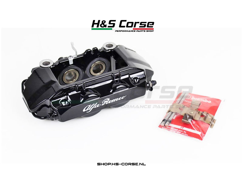 Brembo 305 remklauwen zwart + achter klauwen zwart