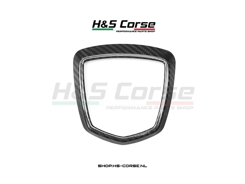 Abarth 500/595/695 - Carbon achterlogo cover