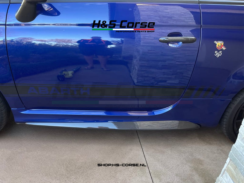 Abarth 500/595/695 - Side Skirts Carbon