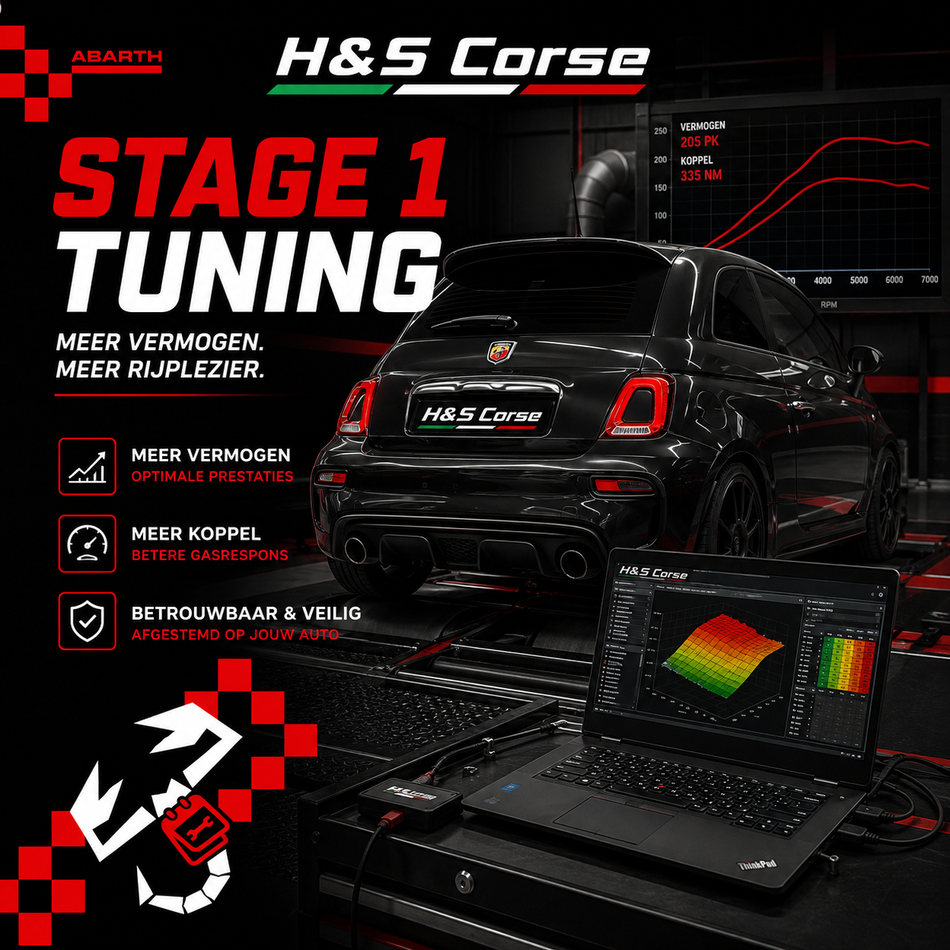 Abarth 500/595/695 - STAGE 1 TUNING