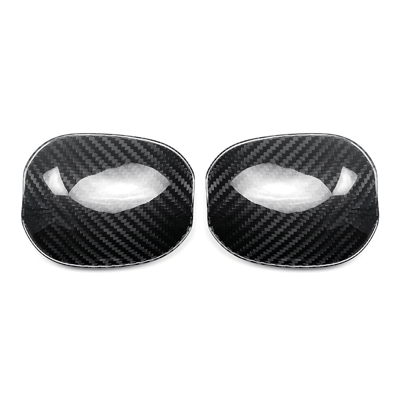 Carbon Deurgreep hendel insert cover buitenzijde - Abarth 500/595/695