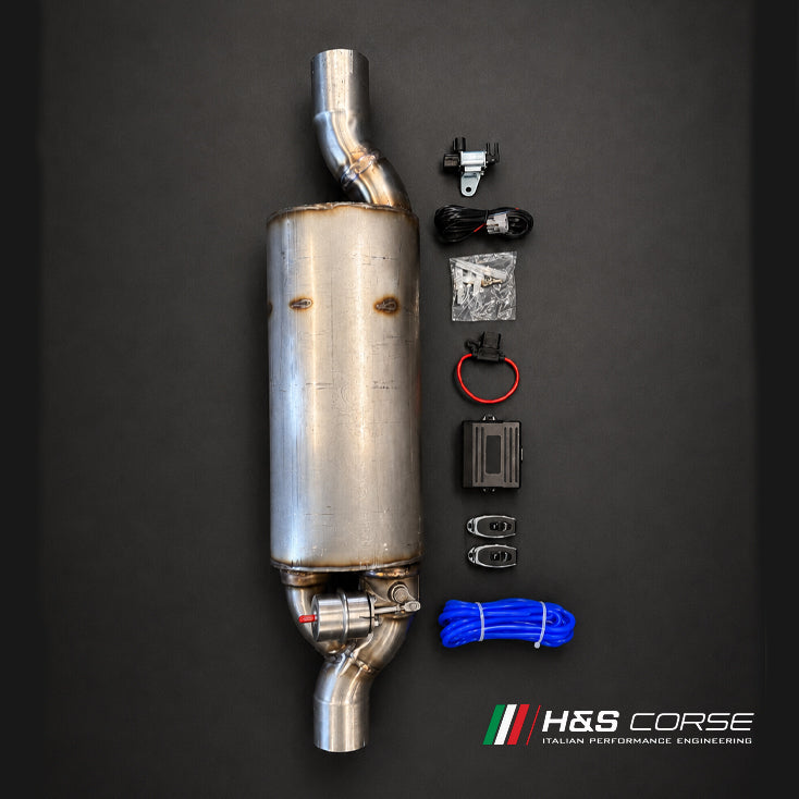 Abarth 500/595/695 - Middendemper met klep pneumatisch / vacuüm diverse maten