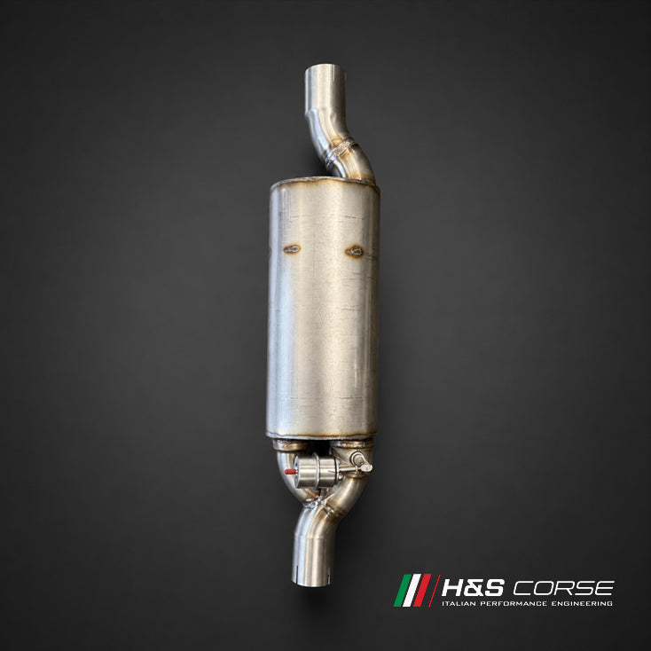 Abarth 500/595/695 - Middendemper met klep pneumatisch / vacuüm diverse maten
