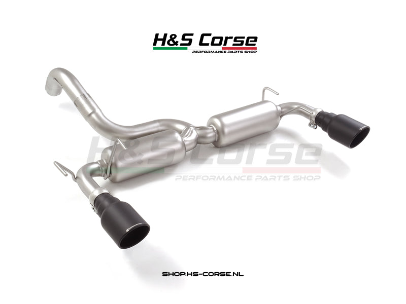 Ragazzon Edelstahl H2 Endschalldämpfer 102 Duplex Abarth 500