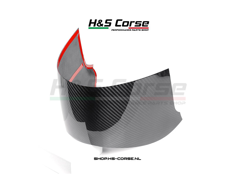 Abarth 500/595/695 - Carbon Schakel Tunnel Cover (Serie 4)