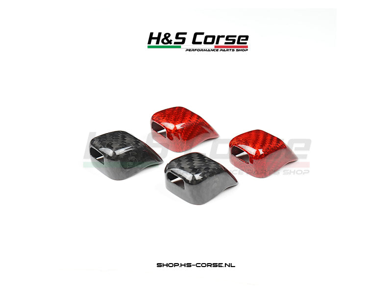 Abarth 500/595/695 - 100% full carbon Ruiten sproeier cover