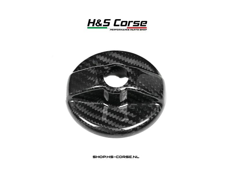 Abarth 500/595/695 - Tankdop cover Carbon