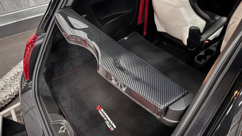 Abarth 500/595/695 - 100% full carbon hoedenplank cover