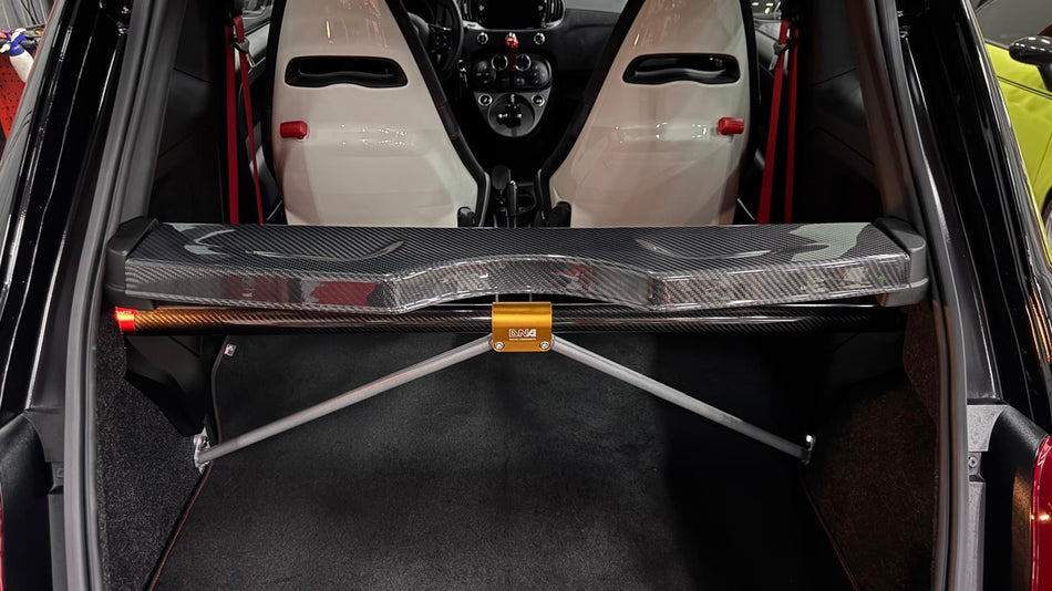 Abarth 500/595/695 - 100% full carbon hoedenplank cover