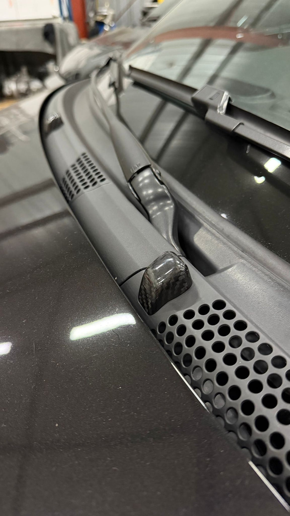 Abarth 500/595/695 - 100% full carbon Ruiten sproeier cover