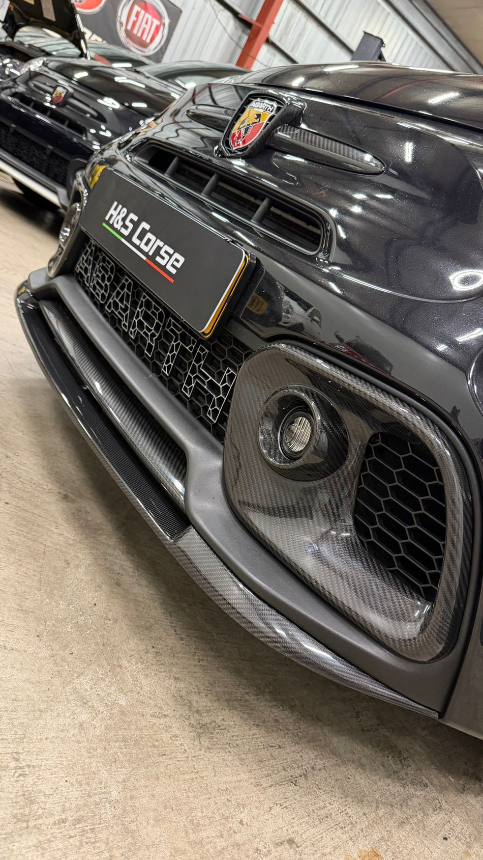 Abarth 500/595/695 - Carbon voorsplitter