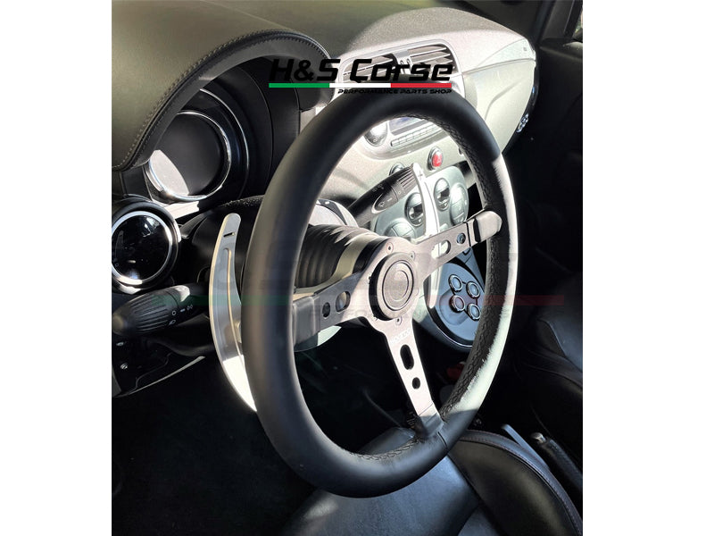 Abarth 500/595/695 MTA - CNC Aluminium Magnetic Paddle Shift Kit (Carbon Paddles)