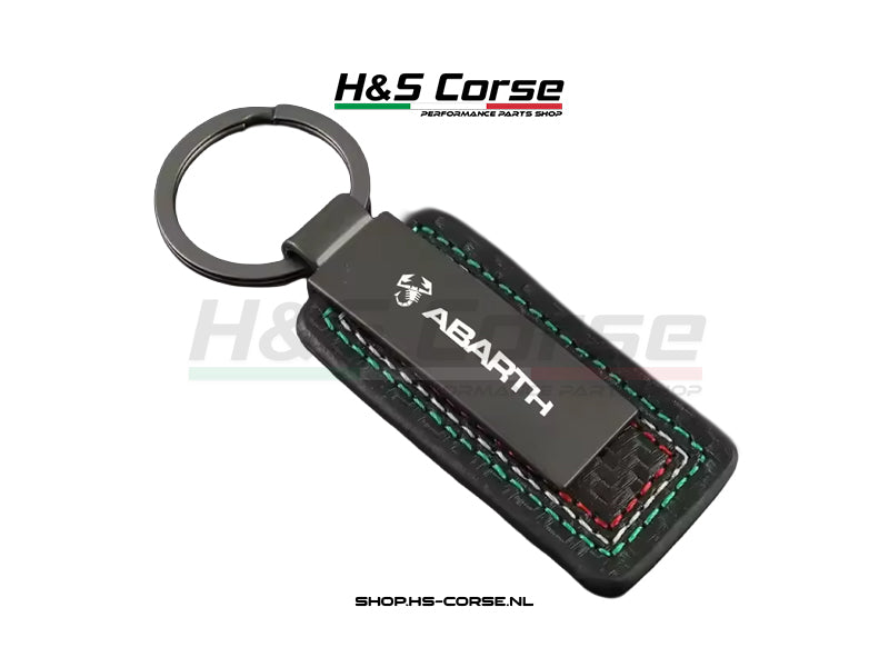 Abarth Carbon-look Sleutelhanger