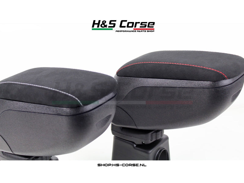 Abarth 500/595/695 - Alcantara armsteun (diverse stikselkleuren)