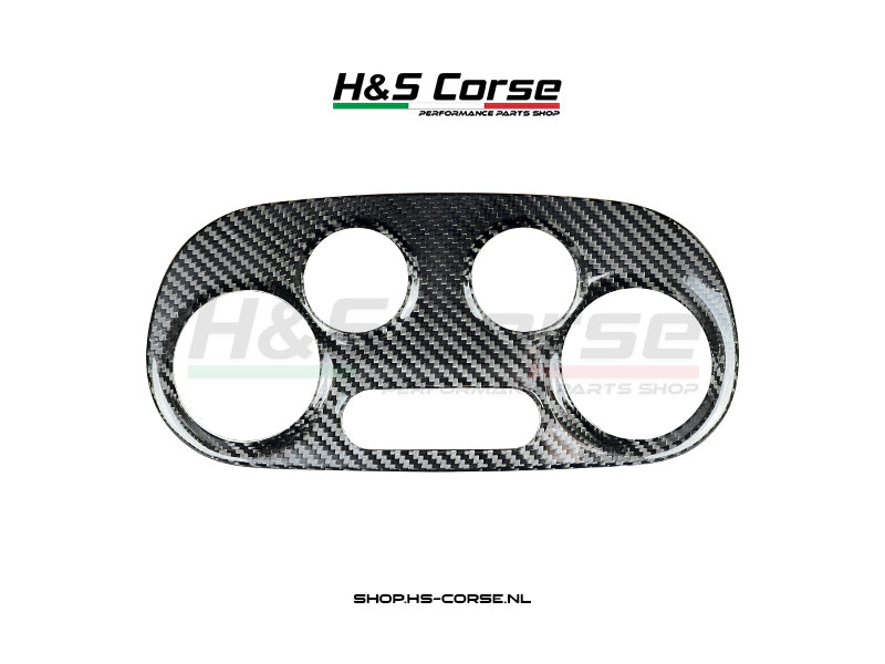 Abarth 500/595/695 - Carbon Climate control cover
