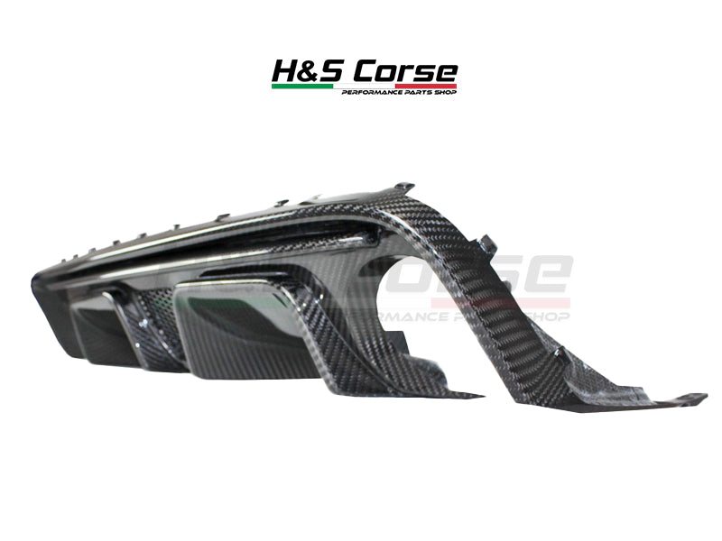 Abarth 595/695 Carbon diffuser - Serie 4