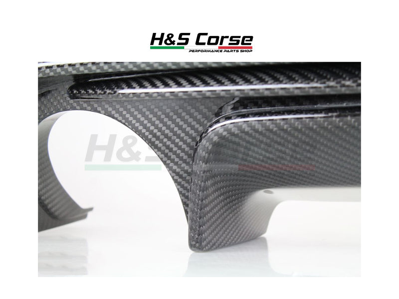 Abarth 595/695 Carbon diffuser - Serie 4