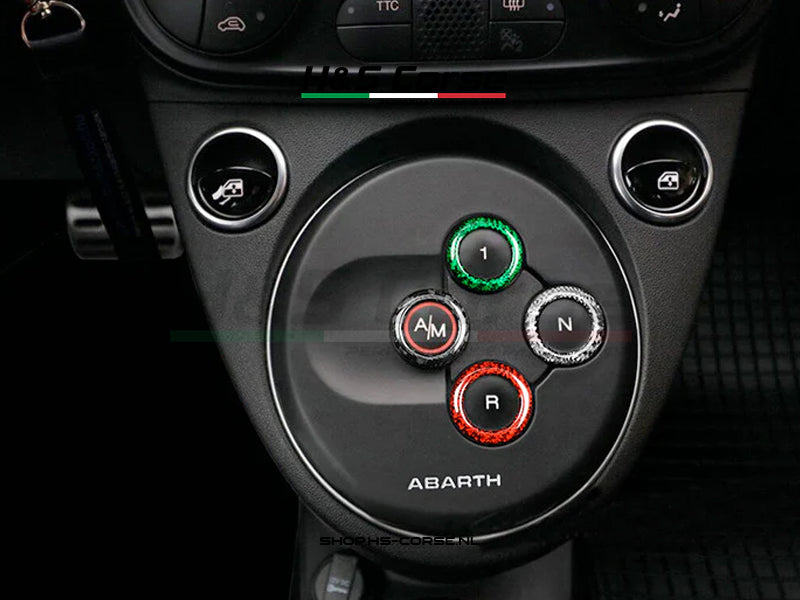 Abarth 500/595/695 - Carbon MTA covers Italiaans