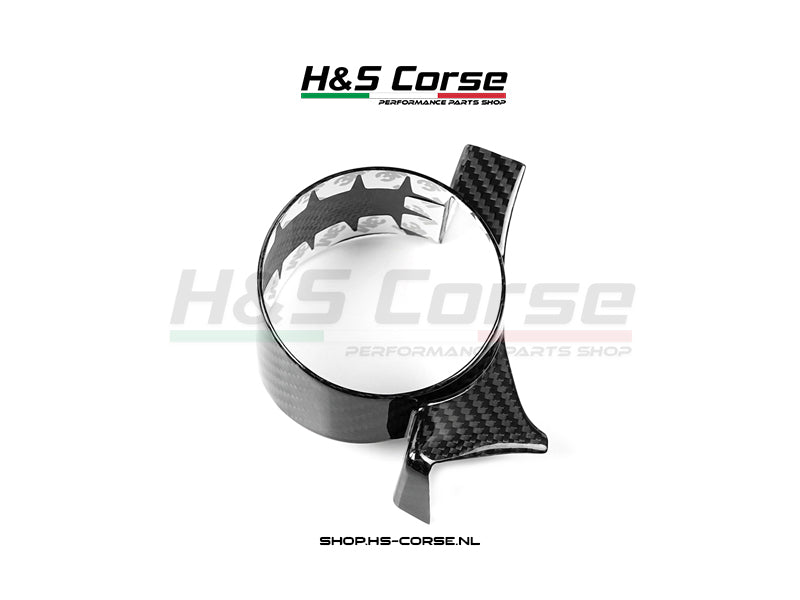Abarth 500/595/695 - Carbon cover Turbodruk meter
