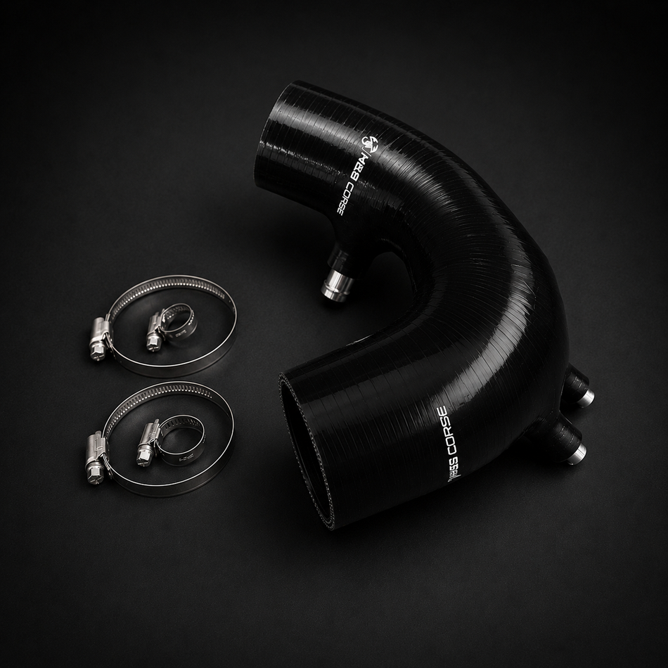 Abarth 500/595/695 - H&S Corse Inlaat slang Zwart IHI/GT1446/TD04