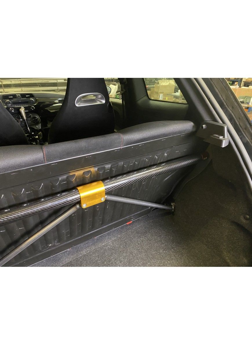 DNA Racing four-seater Carbon rear strut bar with tie rods kit Abarth ...