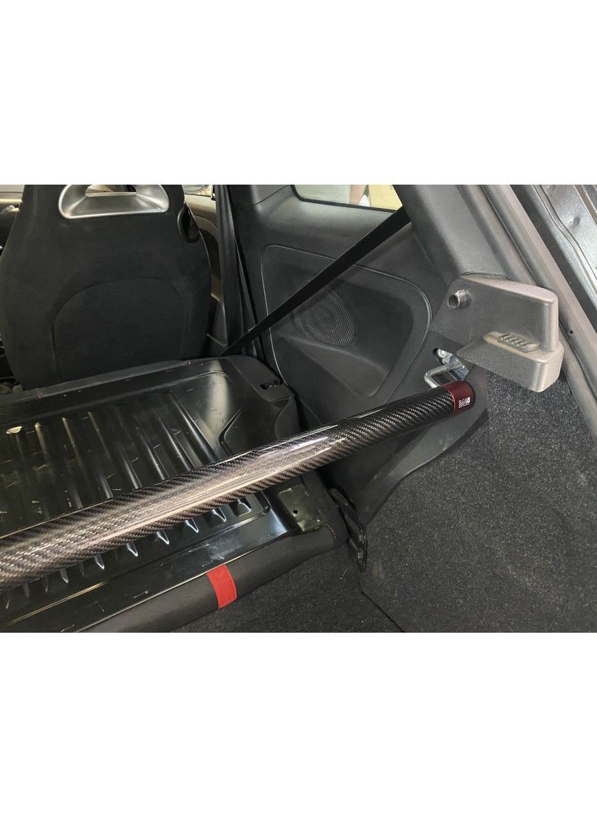 DNA Racing Four-seater Carbon Rear Strut Bar No Tie Rods Kit - Abarth ...