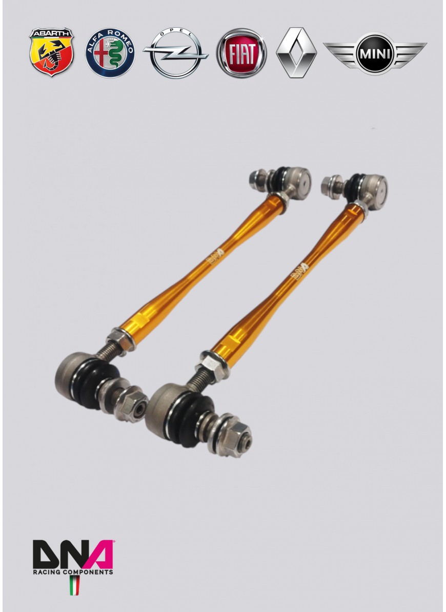 DNA Racing front stabilizer rod set Abarth 500/595/695