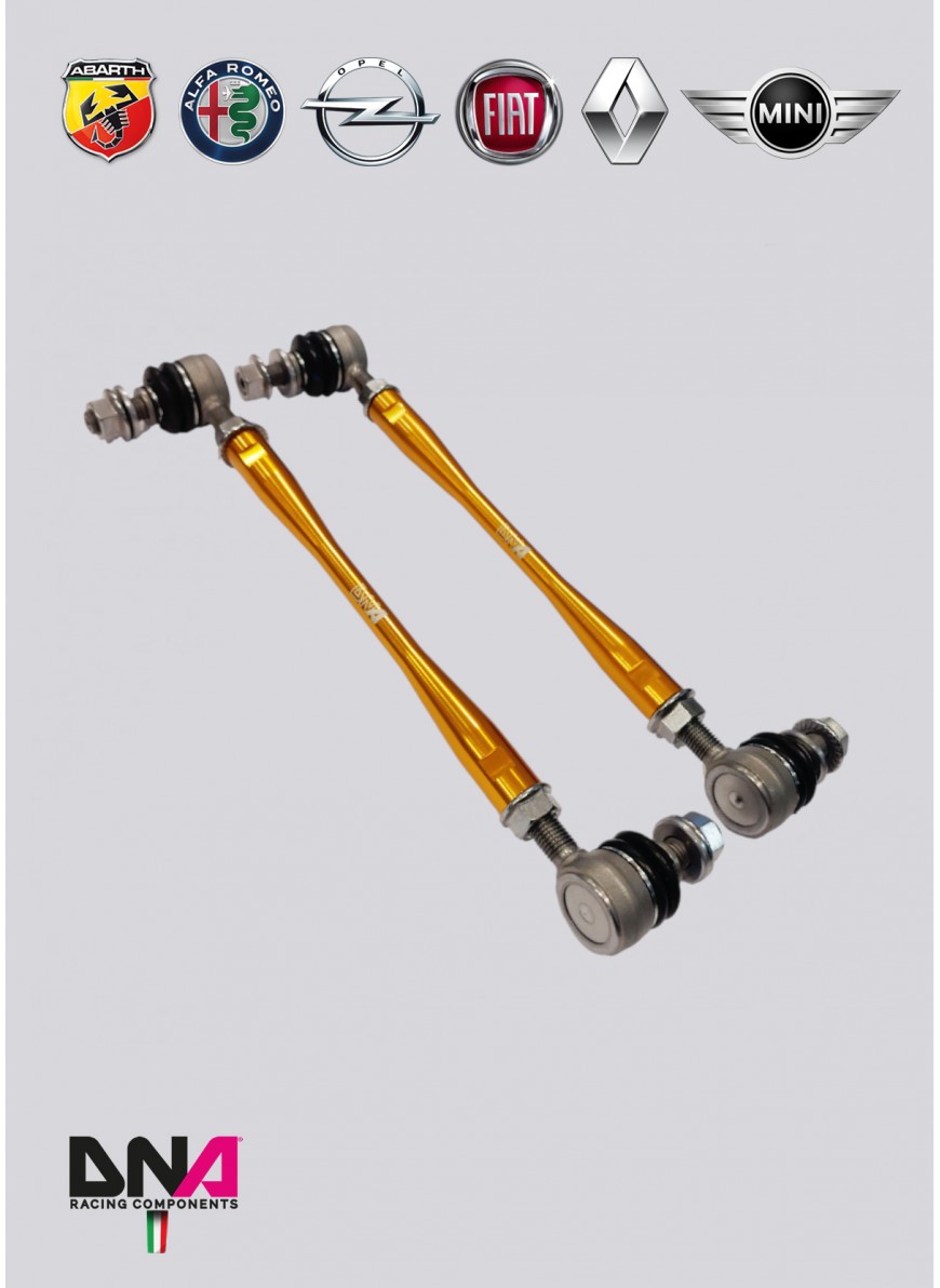 DNA Racing front stabilizer rod set Abarth 500/595/695