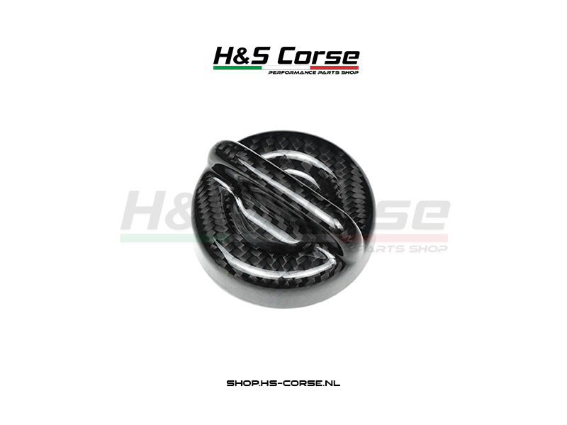 Abarth 500/595/695 - 100% full carbon Motorolie dop cover