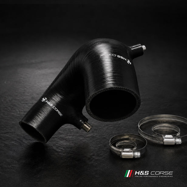 Abarth 500/595/695 - H&S Corse Inlaat slang Zwart IHI/GT1446/TD04