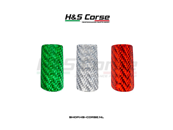 Abarth 500/595/695 - Griglie di aspirazione in carbonio per copribumper, italiano
