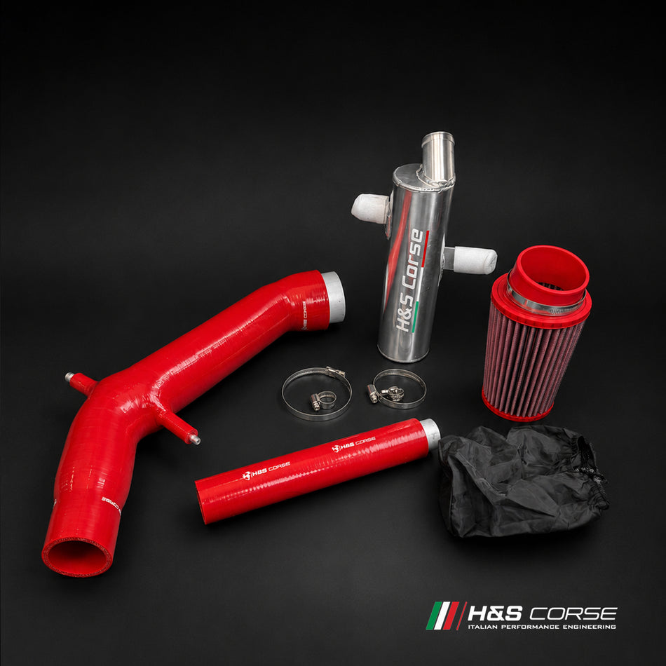 Abarth 500/595/695 - H&S Corse Lower Intake Kit Rood