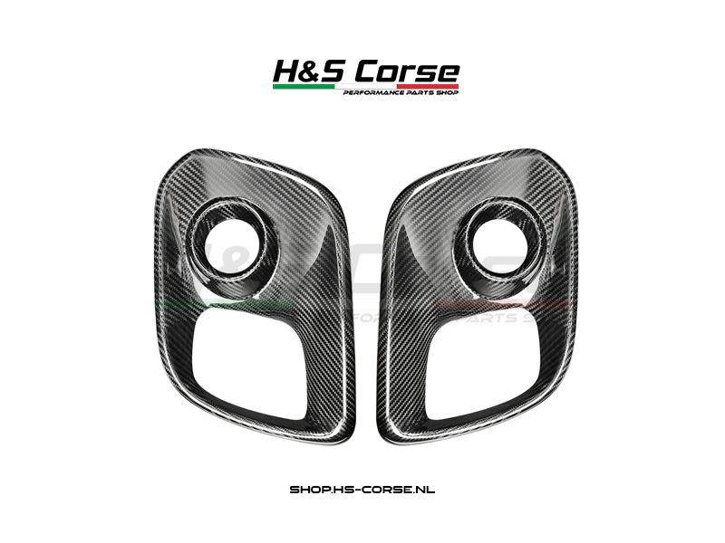 Abarth 500/595/695 - Carbon mistlamp covers