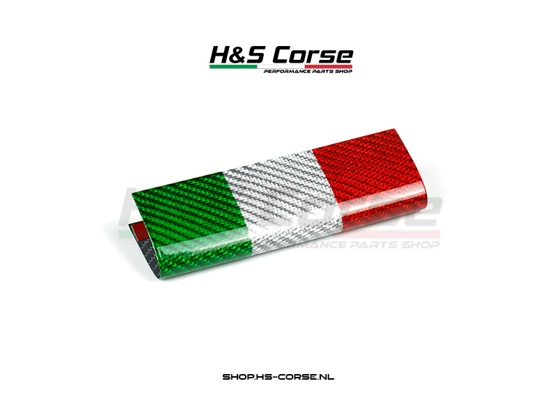 Abarth 500/595/695 - 100% full carbon achter bumper lip cover klein