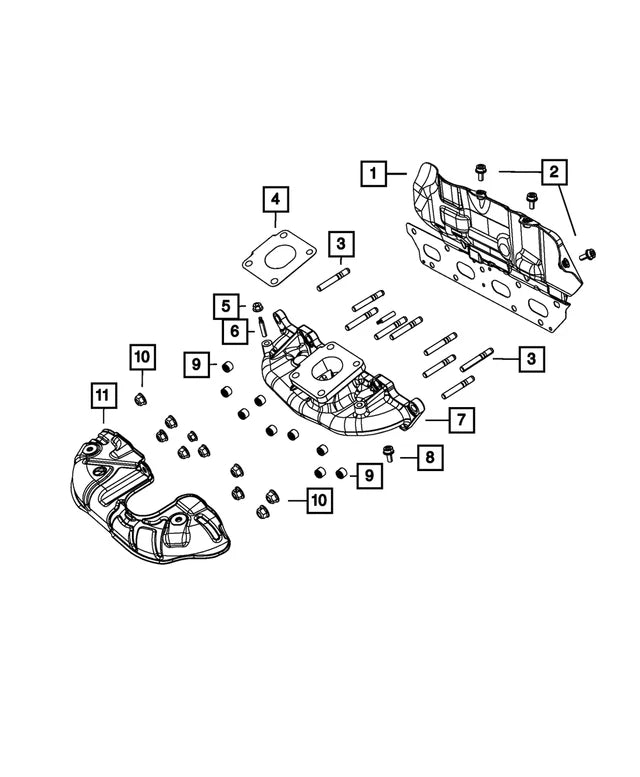 Uitlaatspruitstukpakking - 1.4 Turbo