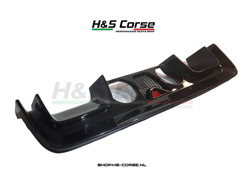 Abarth 595/695 Carbon center exhaust diffusor - Serie 4
