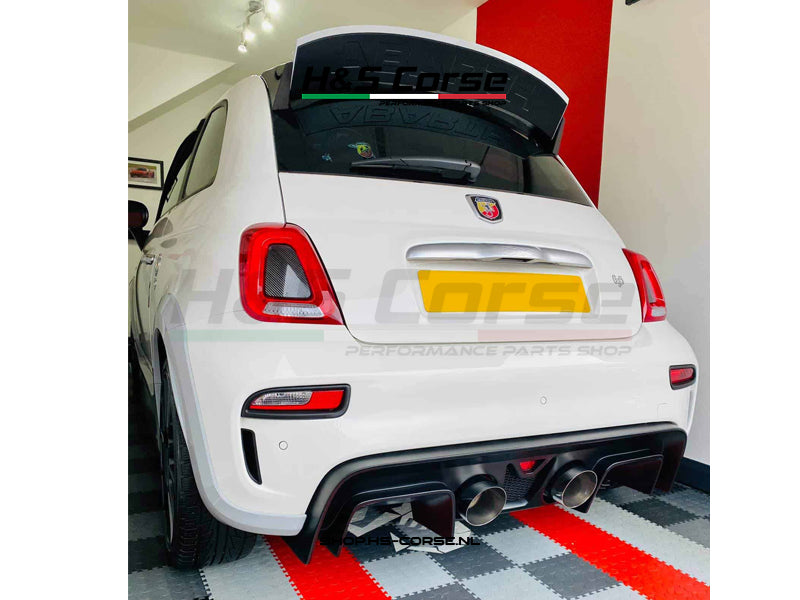 Abarth 595/695 Fiberglass center exhaust diffusor - Serie 4