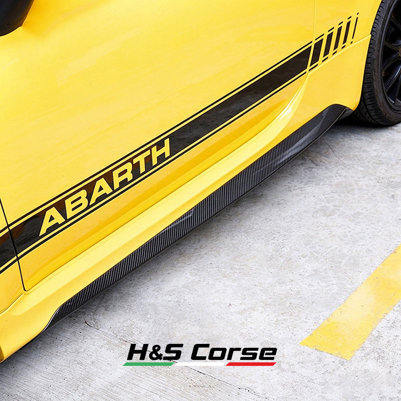 Abarth 500/595/695 - Jupes latérales en carbone