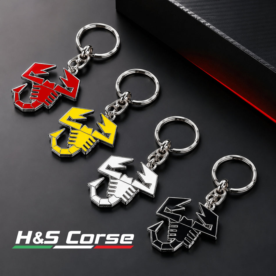 Abarth Scorpion Sleutelhanger - Origineel Diverse kleuren